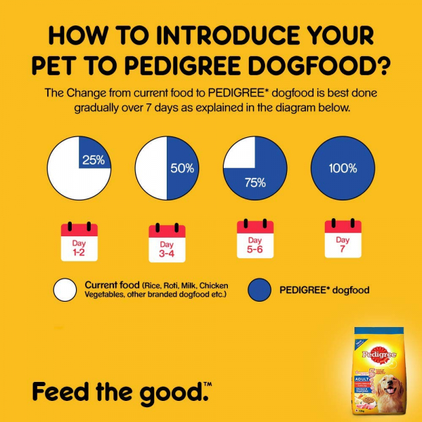 Pedigree Adult Dry Dog Food , Chicken & Vegetables,Pack