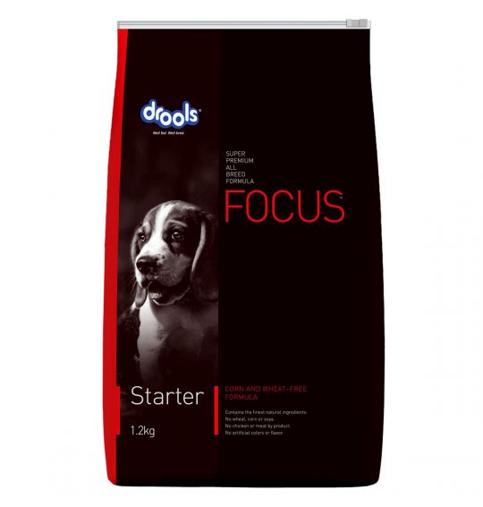 Drools Focus Starter Super Premium Dog Food 1.2 KG